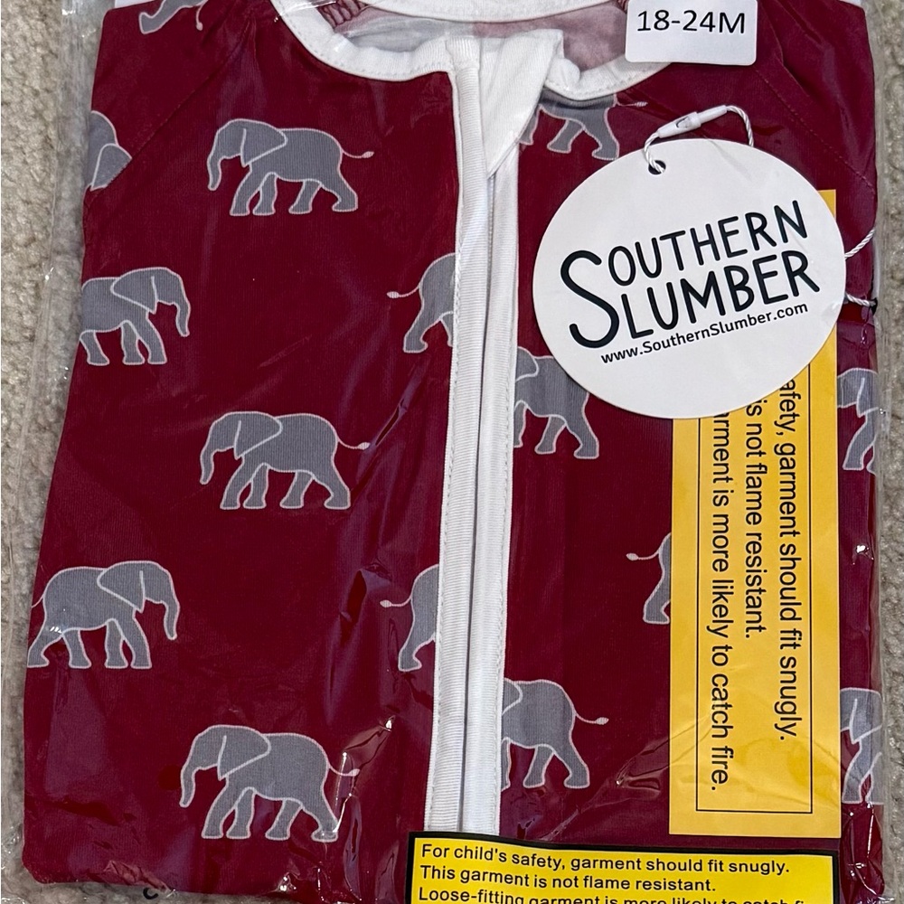 Red Elephant Kids Pajamas